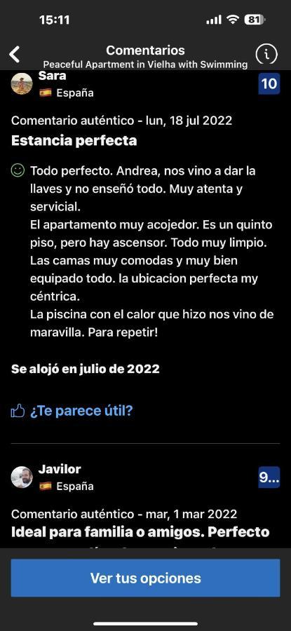 Precioso Atico Duplex En Vielha Para 6 Pax 외부 사진