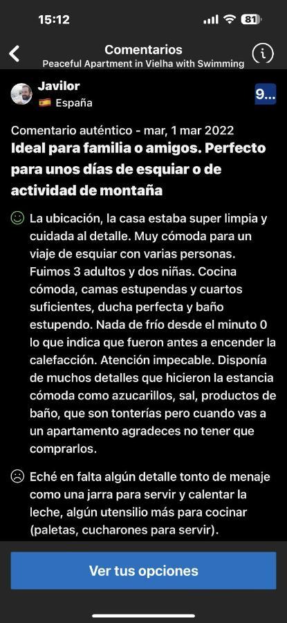 Precioso Atico Duplex En Vielha Para 6 Pax 외부 사진
